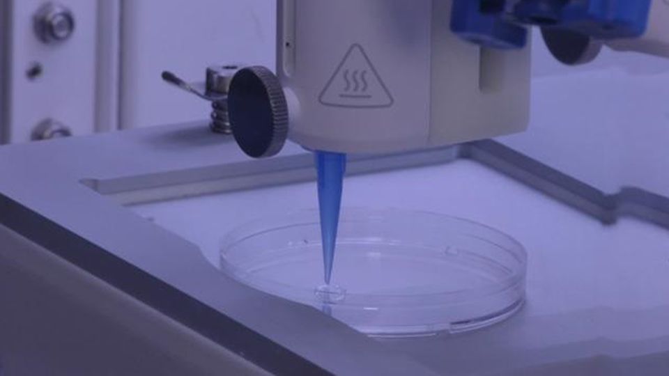 The 3-D printer used in study.