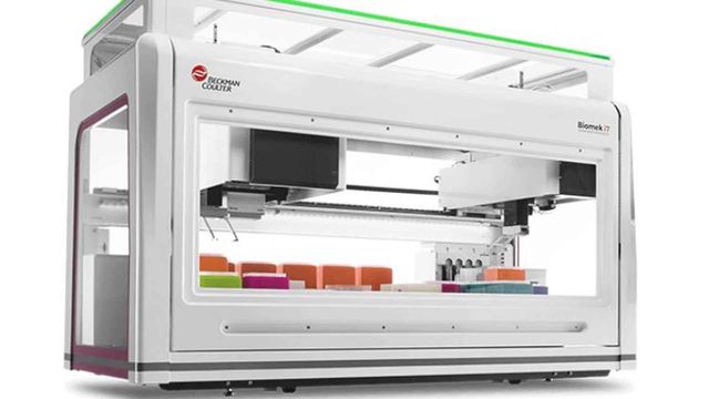 The Biomek i7 Automated Liquid Handler. 