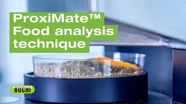 Food analysis technique with NIR ProxiMate™ 